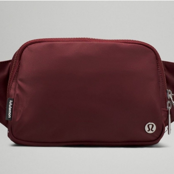 Lululemon Everywhere Belt Bag Large 2L In Red Merlot Burgundy Color New With Tag - Picture 3 of 17